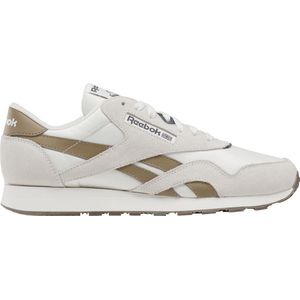 Reebok CLASSIC NYLON Heren Sneakers - Wit/Zand - Maat 45,5