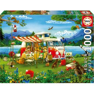 EDUCA - puzzel - 1000 stuks - Vakantie op het platte land