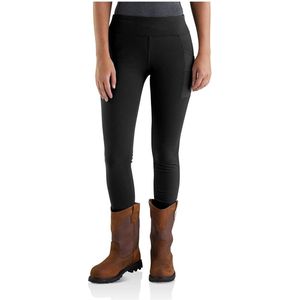 Carhartt Legging - Dames - Stretchbroek - Lichtgewicht - Zweet afvoerend - Geur werend - Zwart - Carhartt Force Utility Legging - Yogabroek