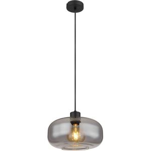 Hanglamp GIUSEPPE 28.0 cm 1-lichts Zwart, Smoked