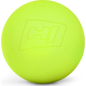 Hop-Sport Massagebal voor Hand, Voet, Rug - Fasciabal voor gerichte triggerpoint-massage van siliconen – 63 mm diameter HS-S063MB, limoen