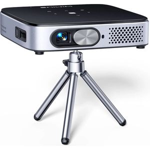 Mini beamer - Mini beamer projector - Mini projector smartphone - Mini projector bluetooth - Mini beamer wifi bluetooth - Mini projector voor telefoon - Android - FHD 1080P ondersteuning