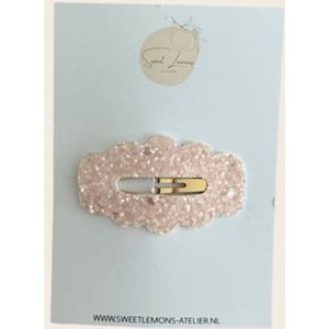 Bubbel Haarspeldje - Glitter Pink - Klikklak Haarspeldjes - Meisjes Haarspeldjes