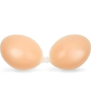 1 stuk Onzichtbare BH - Kleverige Siliconen BH-cups - Ademende Push-up - Zelfklevende BH-cups - Herbruikbare - voor Jurken, Gewaden, Badpakken（A)