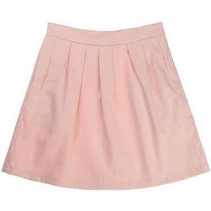 Meisjes plooi rok lichtroze 164
