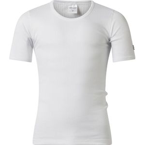 2 heren thermo T-shirts lange mouw van Gentlemen 50% polyester - 50% modal 447 wit maat M
