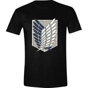 Attack on Titan - Logo T-Shirt Black - XX-Large
