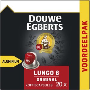 Douwe Egberts Koffie cups 20 stuks - Lungo - Voordeelpak