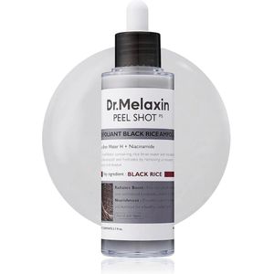 Dr.Melaxin Peel Shot - Exfoliating Black Rice Ampoule - 80ml