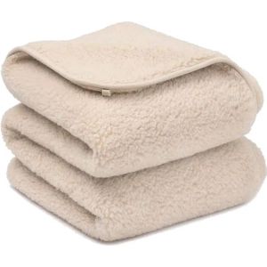 Wollen wiegdeken - 75 x 100cm - Merinowol -naturel