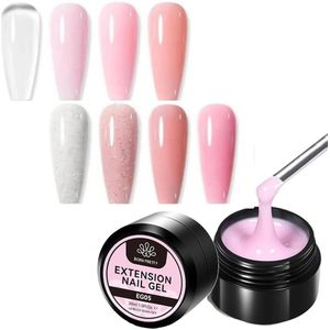 Born Pretty - Extension gel - 8x30 ml - HEMA-vrij - Builder gel - Nagelgel - UV gel builder - Gel -Nagelverlenging - Buildergel - Builder gel gel nagels - UV gel - Gel nagels - Gelnagels