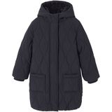 Vertbaudet - Lange Donsjack - Gevoerd met Imitatiebont - Voor Meisjes