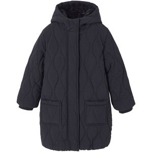 Vertbaudet - Lange Donsjack - Gevoerd met Imitatiebont - Voor Meisjes