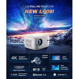 Xcruiser Lp09 Projector 4k hologram astronaut screen portable video projector mini projector