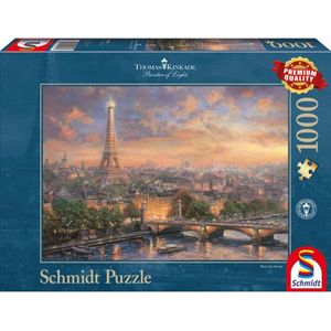 Schmidt Parijs, Stad van de Liefde, 1000 stukjes - Puzzel - 12+