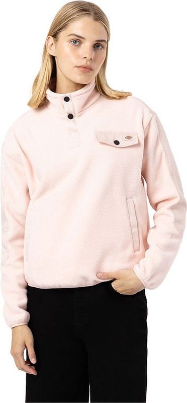 Dickies - Port Allen Fleece - Beige - Damestrui - Boxy Pasvorm