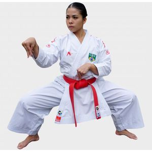 Arawaza kata-karatepak Black Diamond dames | WKF-approved | Wit (Maat: 165)