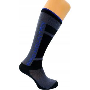 BOLA Pro Mountain Wandelsokken Zwart/Grijs Maat 34-36