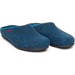 Pantoffels - Vilt - Grijs - 100% Merinowol - Anatomisch Vormgegeven