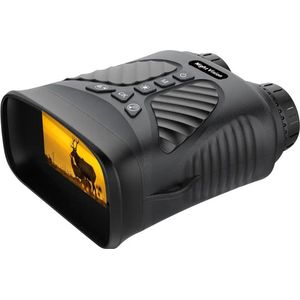 FullHD camera voor dag en nacht, 10x optische- en 8x digitale zoom. 32GB geheugen - Nachtkijker-nachtcamera, 300 meter nachtvisie d.m.v infrarood - incl. beschermhoes en kaartlezer