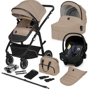 Lionelo Bianka - Kinderwagen 3 in 1 - incl. autostoel - 0-22kg - XXL - Buggy 3in1