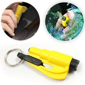Veiligheidshamer - lifehammer - gordelsnijder - beste tool voor noodgeval - geel
