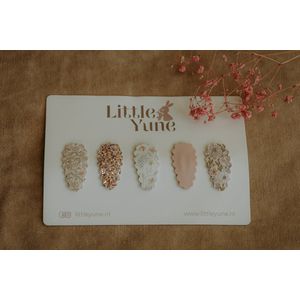 Little Yune | Anti Slip Haarspeldjes - Roze Haarspeldjes Baby | Milou