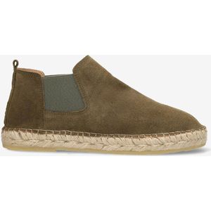 Shabbies Amsterdam Espadrille Elche Chelsea Kaki - Maat 40