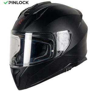 Motor Integraal Helm ELEVEN 22.06 Zwarte mat S van MOTOBLOUZ