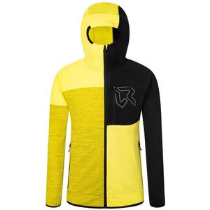 Rock Experience Kobra Fz Sweatshirt Met Volledige Rits Geel XL Man