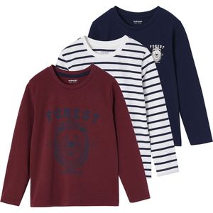 T-shirts - Set van 3 - Katoen - Grafische Patronen