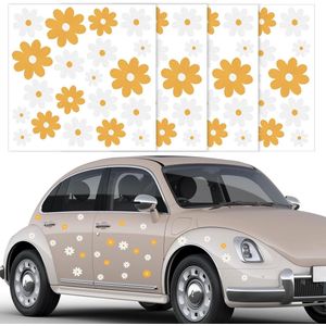 Bloemen Auto Stickers - Madeliefjes Sticker voor Auto - Bloem Lichaam Sticker