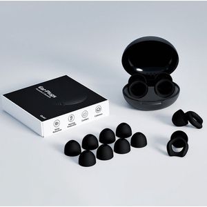 Oordopjes met ruisonderdrukking voor de slaap - Zachte oordopjes met ruisonderdrukking - Premium oordopjes - Siliconen oordopjes - 8 maten oordopjes - Geschikt voor concerten, slapen en studeren - Zwart