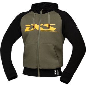 IXS Rapid 1.0 Groen Oranje Motor Zip Hoodie - Maat XXXL - Jas