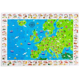 Bigjigs Europese oriëntatiepunten vloerpuzzel