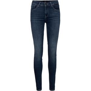 Vero Moda Jeans Vmlux Mr Slim Jeans Ri3136 10291174 Medium Blue Dames Maat - W25 X L34