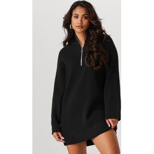 EDITED Edt7817001 Dames - Jurk - Zwart - Maat 36