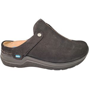 Wolky - Dames Muilen - Zwart - Zacht Leer