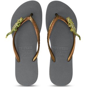 Uzurii Green Crocodile Switch - Zilver