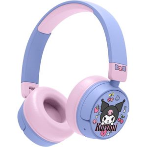 Kuromi - draadloze kinderkoptelefoon - volumebegrenzing - microfoon - inklapbaar - lange batterijduur