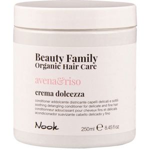 Nook Beauty Family Organic Hair Care Avena&Riso Crema Dolcezza 250ml