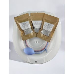 By Yoni Zitje en 3 zakjes Detox Pro kruiden – 100% natuurlijke stoomkruiden – Yoni Stoel – Yoni Stomen – Vaginaal Stomen - Yoni Kruiden