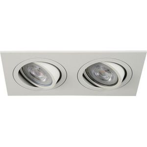 LED inbouwspot Nima -Dubbel Wit -Warm Wit -Dimbaar -4W -Philips LED