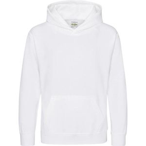 Just Hoods Kids Hoodie Arctic White Maat 9/11 (L)