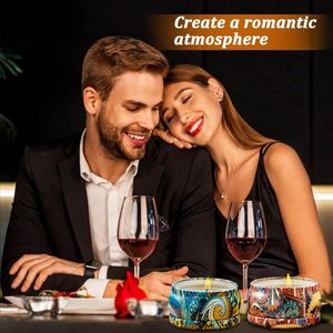 geurkaarsen, cadeauset voor dames, kerstkaarsen, natuurlijke sojawas, voor Kerstmis, Valentijnsdag, Moederdag 12 Pieces