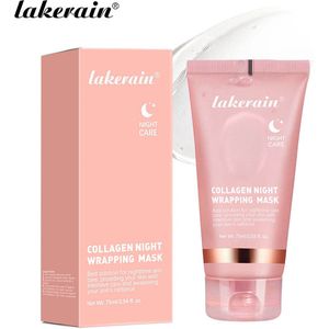 Lakerain Diepe Collageen Masker Peel Off - Anti Rimpel Lifting Night Wrapping Mask - 75ml
