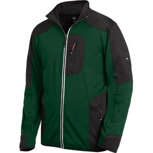 FHB RALF Jersey-Fleece Jack 78461 Flessengroen/ZwartXL