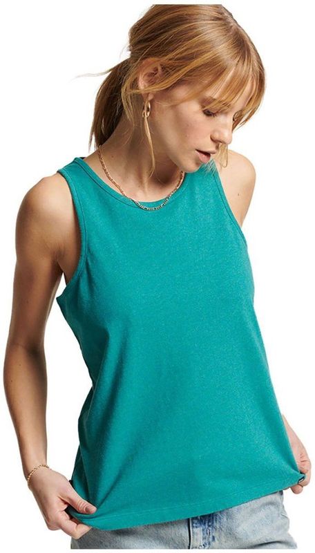 Superdry - Vintage Logo - Mouwloos T-shirt - Grijs