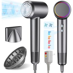 Pop-up Kunstkerstboom met 50 Kleuren LED Lichten - 1,5m Opvouwbaar Kerstdecor voor Binnen en Buiten