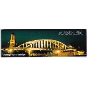 Arnhem Magneet John Frost Bridge Bij Nacht